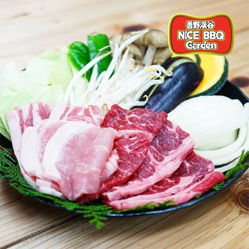 【要予約】牛・豚コース 1人前