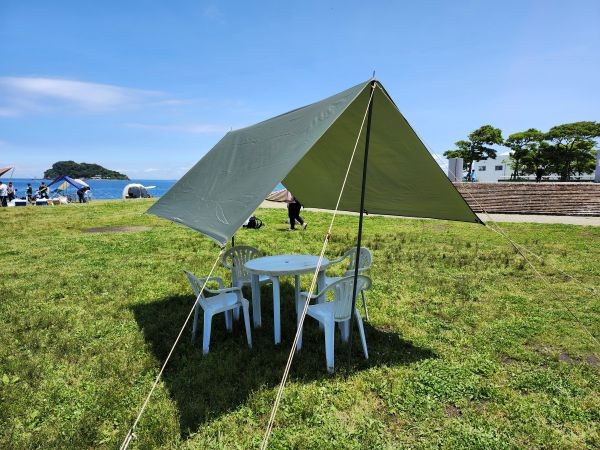【4/25～5/17 イベント開催期間】（タープ付き席・日除け付きエリア ）タープも全部！こみこみ手ぶらBBQプラン ¥5,500/名