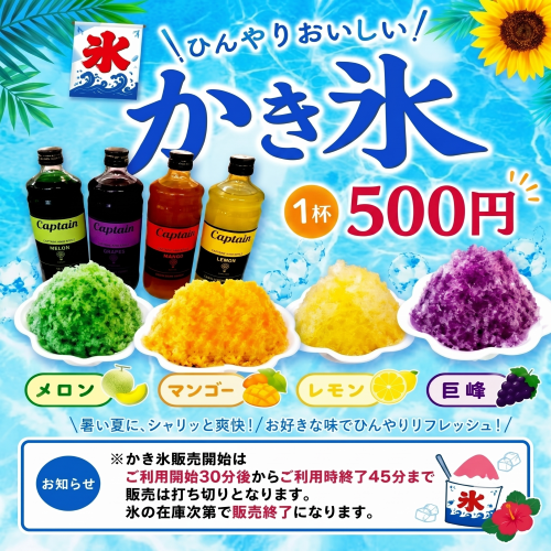 かき氷 1杯